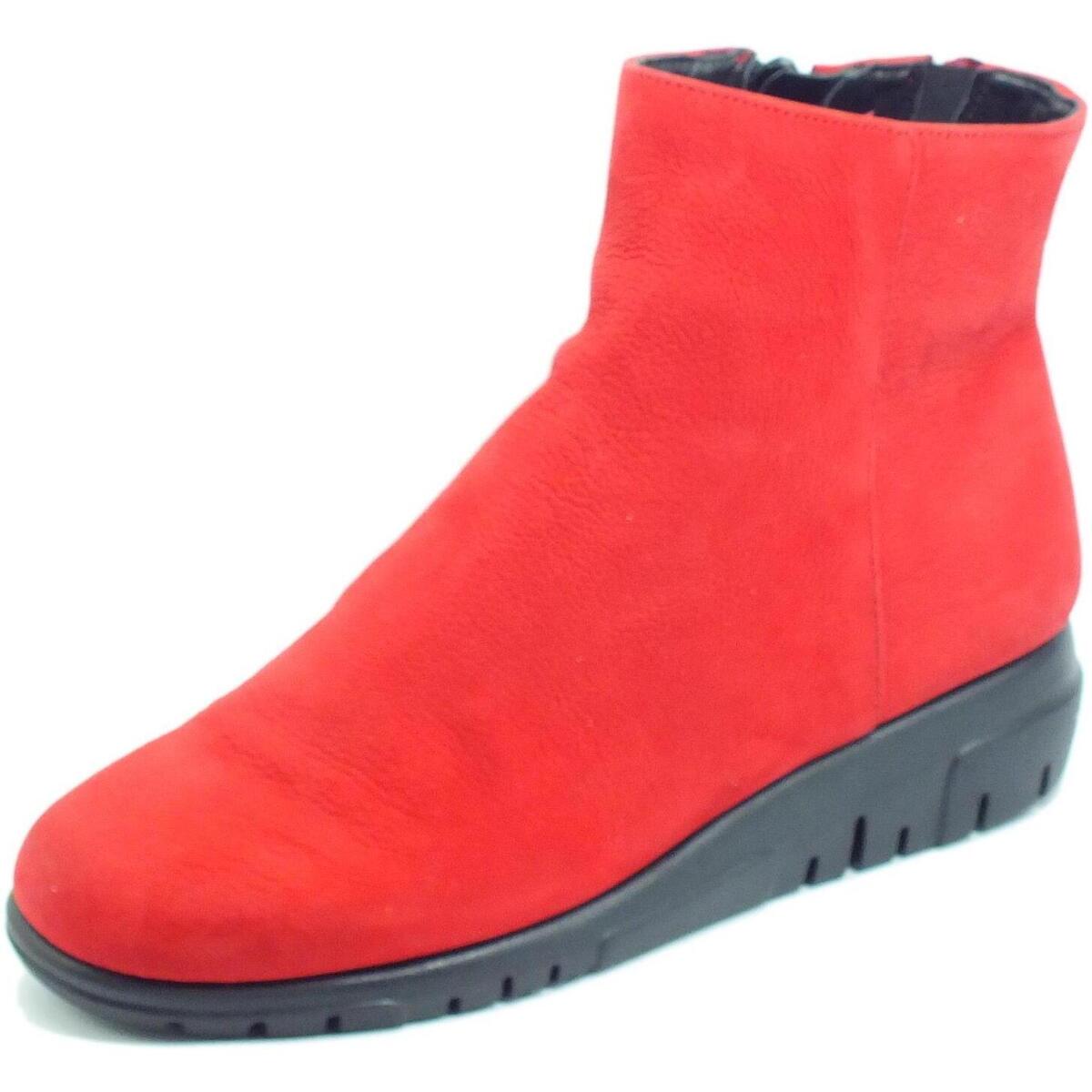 Chaussures Femme Low Simpson boots The Flexx Ada Waxy Codex Rouge