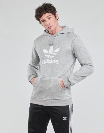 Vêtements Homme Sweats adidas Originals TREFOIL HOODIE Gris