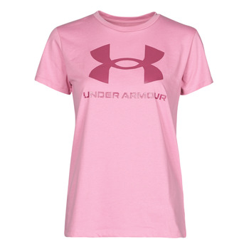 Vêtements Femme T-shirts manches courtes Under Armour LIVE SPORTSTYLE GRAPHIC SSC Rose