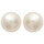 Montres & Bijoux Femme Boucles d'oreilles Brillaxis Boucles d'oreilles argent perle blanche 6 mm Blanc
