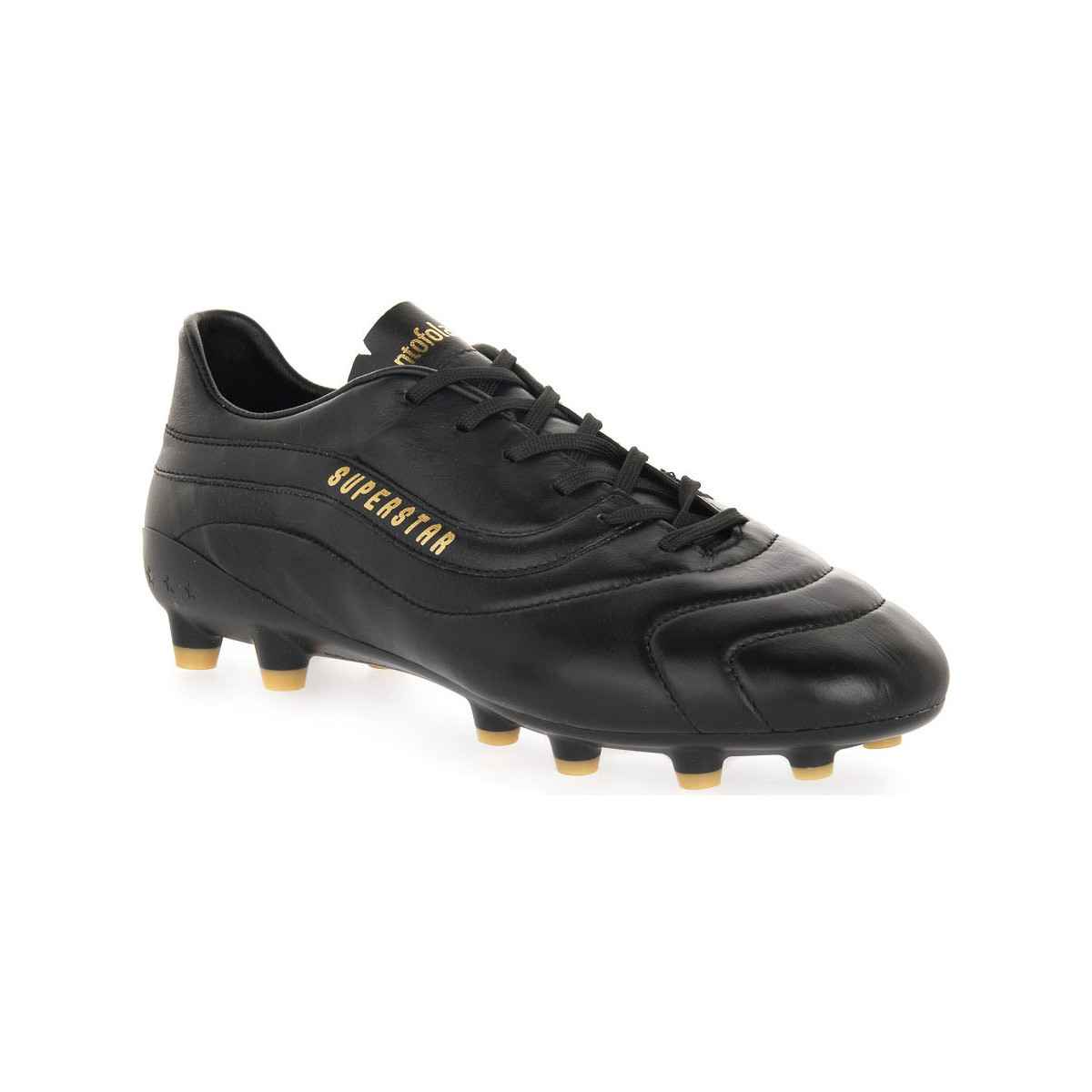Chaussures Homme Football Pantofola d'Oro SUPERSTAR LC CANGURO NERO PU Noir