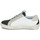 Chaussures Femme Baskets basses Meline NKC139 Blanc / Glitter Noir