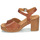 Chaussures Femme Sandales et Nu-pieds Unisa TACO Camel