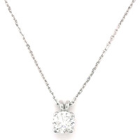 Montres & Bijoux Femme Colliers / Sautoirs Brillaxis Collier  solitaire diamant or 18 carats

0.50 ct Blanc