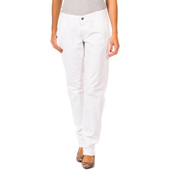 Vêtements Femme Chinos / Carrots Gaastra pantalon long Blanc