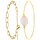 Montres & Bijoux Femme Bracelets Sc Bohème B2369-DORE+B2492-ROSE Doré