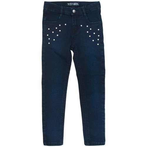 Guess Jeans Fille Skinny K83A00 Bleu (rft) Bleu - Vêtements Jeans Enfant  27,93 €