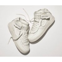 Chaussures Baskets basses Nike Air Force 1 high x Comme des Garçons WHITE/WHITE-BLACK WHITE