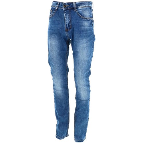 Giani 5 Leo gutti 1 jeans 703 Bleu marine / bleu nuit - Vêtements Jeans  droit Homme 27,99 €