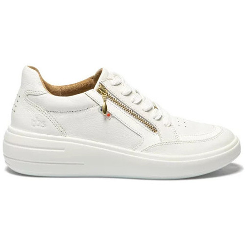 Baskets basses TBS Baskets cuir made in france NAHELLE Blanc - Chaussures Baskets basses Femme 114 