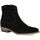 Chaussures Femme Bottes So Send Boots cuir velours Noir