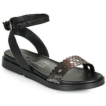 Tongs Saint Laurent en coloris Noir Femme Chaussures Chaussures plates Sandales plates 
