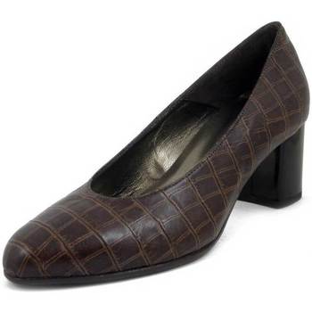 Vernissage Femme Chaussures, Escarpin, Cuir Douce - 9711 Marron