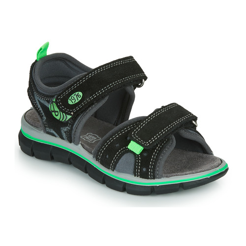 Chaussures Garçon Sandales et Nu-pieds Primigi NOIRA Noir / Vert