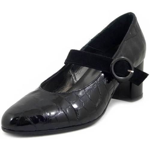 Chaussures Femme Escarpins Vernissage Femme Chaussures, Escarpin, Cuir Brillant - 20622 Noir