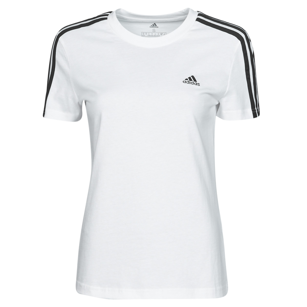 Adidas Sportswear W 3S T Blanc - Livraison Gratuite | Spartoo ! - Vêtements  T-shirts manches courtes Femme 21,00 €