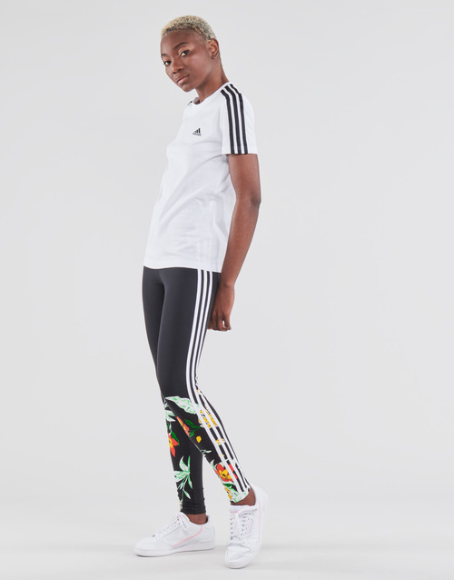 Blanc € Adidas 3S Spartoo Vêtements T-shirts Gratuite courtes | - ! Femme - W T manches Livraison Sportswear 21,00