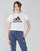Vêtements Femme T-shirts manches courtes Adidas Sportswear W BL T Blanc