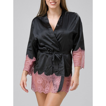 Vêtements Femme Pyjamas / Chemises de nuit Luna Kimono Cabaret Noir