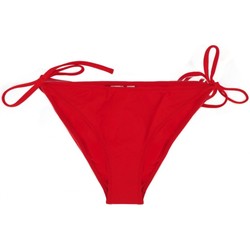 Vêtements Femme Maillots de bain séparables Front Split Ruffle Hem Wrap Dress Bikini Briefs String Side Rouge  CKLKW0KW Rouge