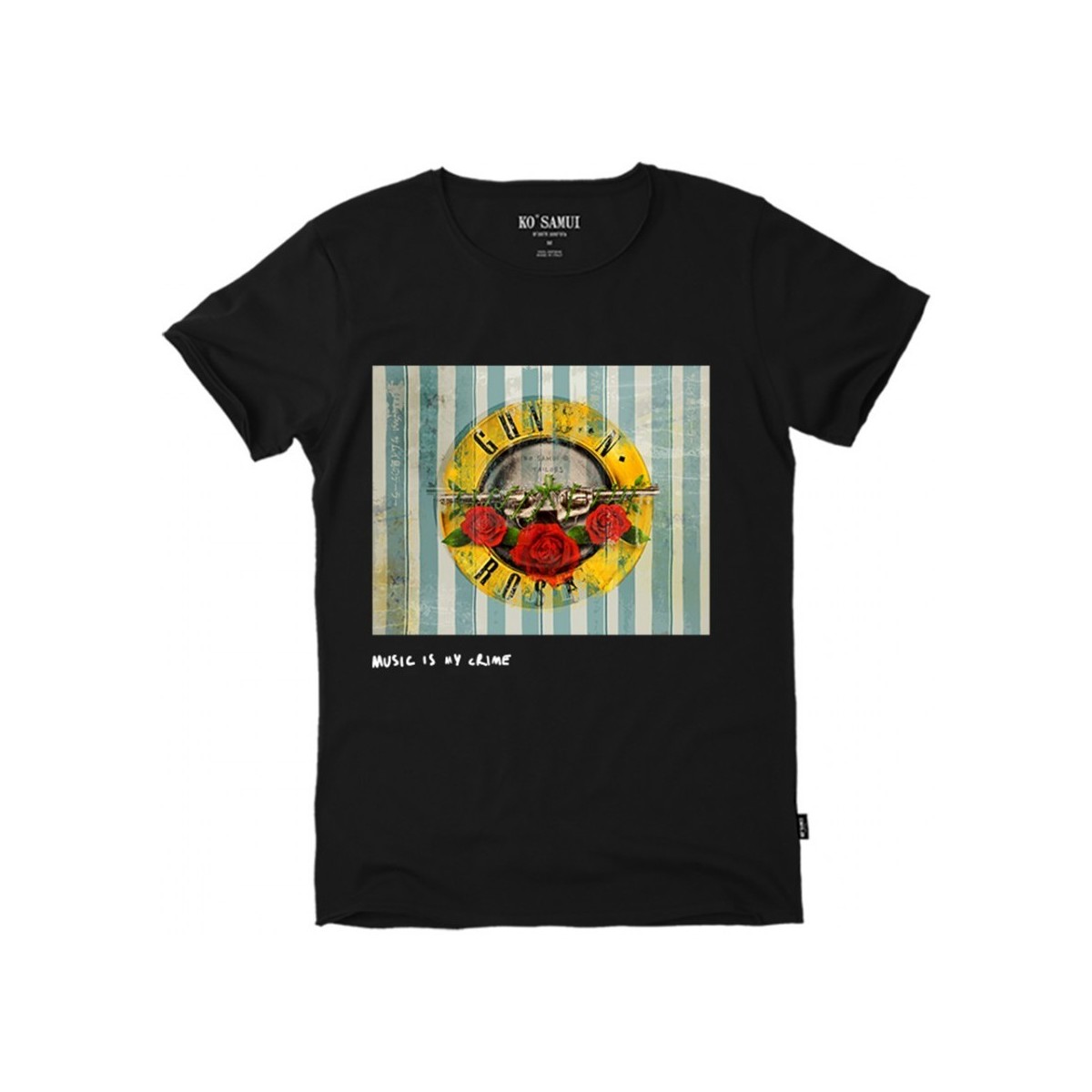 Vêtements Homme T-shirts & Polos Ko Samui Tailors GunsNRoses Sweet Child Music T-Shirt Noir  KS Noir