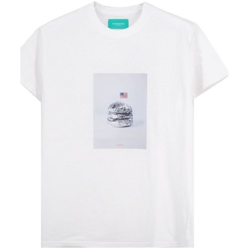 Vêtements Homme T-shirts & Polos Backsideclub T-Shirt argent blanc  BSCTH 118 SILVER WH Blanc