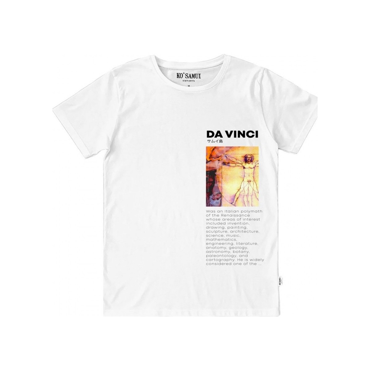 Vêtements Homme T-shirts & Polos Ko Samui Tailors T-shirt Art Vetruvian blanc  KSUTT C35 VETRUV Blanc