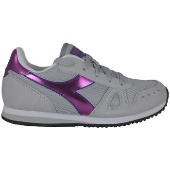 Chaussures Fille Running / trail Diadora simple run gs girl 65010 Rose