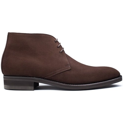 Chaussures Homme Baskets montantes Finsbury Shoes Teen CHUKKA Marron