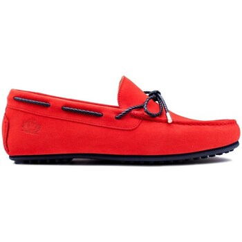 Chaussures Homme Mocassins Finsbury Shoes CANCUN Rouge
