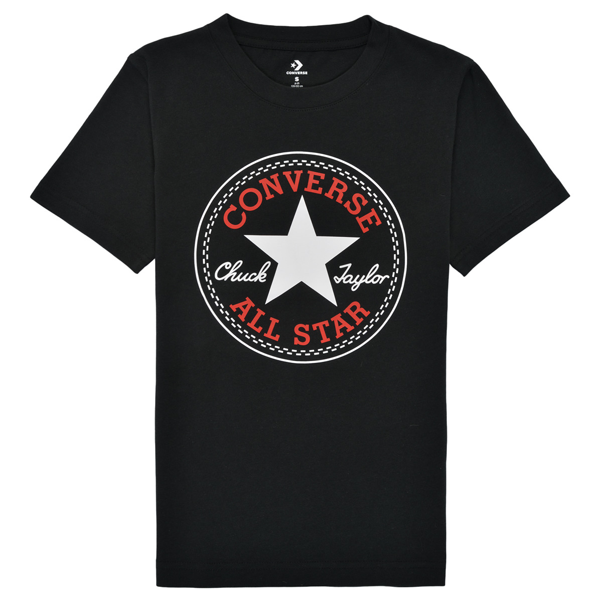 Vêtements Garçon T-shirts manches courtes Converse CORE CHUCK PATCH TEE Noir