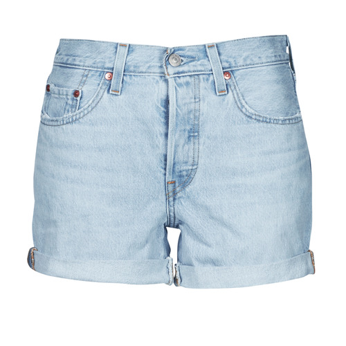 Levi's 501 ROLLED SHORT Bleu - Vêtements Shorts / Bermudas Femme 47,50 €