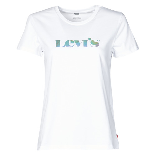 Vêtements Femme T-shirts Urchins manches courtes Levi's THE PERFECT TEE Blanc