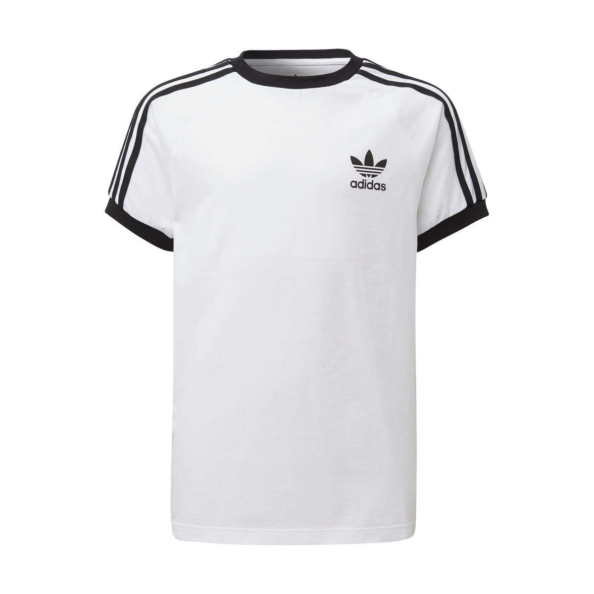 Vêtements Enfant T-shirts manches courtes online adidas Originals 3STRIPES TEE Blanc