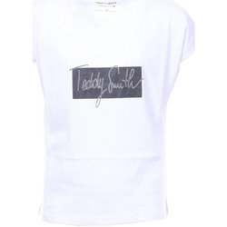 Vêtements Fille T-shirts manches courtes Teddy Smith 51006465D Blanc