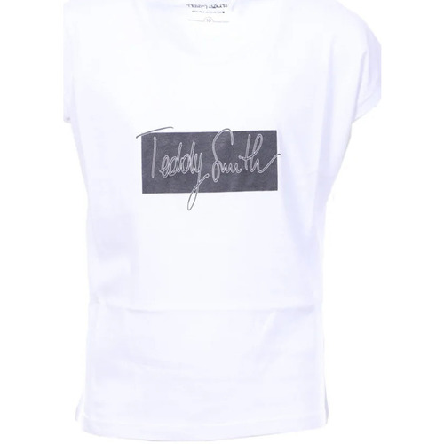 Vêtements Fille Dot Print Regular Fit Shirt Teddy Smith 51006465D Blanc