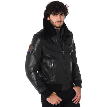 Vêtements Homme Vestes en cuir / synthétiques Redskins RAFAL YCON BLACK Noir