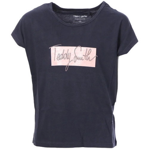 Vêtements Fille T-shirts & Polos Teddy Smith 51006465D Noir