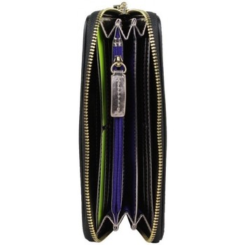 Versace Portefeuille  E3VOBP02 - Noir Saffiano Multicolore