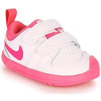 Chaussures Fille Baskets basses Nike PICO 5 TD Blanc / Rose