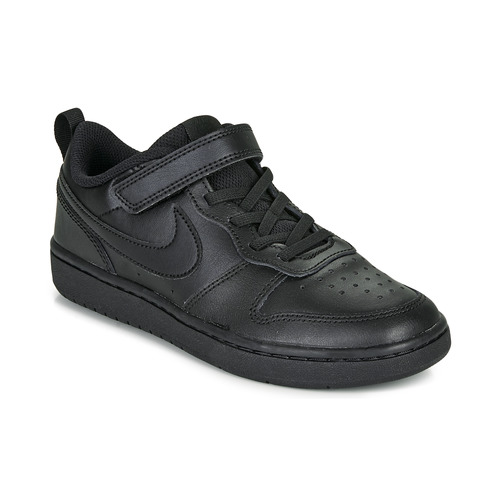 Chaussures Enfant Baskets basses Nike pegasus COURT BOROUGH LOW 2 PS Noir
