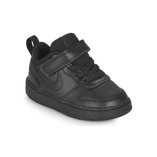 Chaussures Enfant Baskets basses high-tops Nike COURT BOROUGH LOW 2 TD Noir