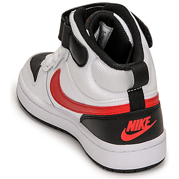Nike NIKE COURT BOROUGH MID 2 Blanc / Rouge / Noir