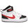 Chaussures Enfant Baskets montantes Nike NIKE COURT BOROUGH MID 2 Blanc / Rouge / Noir