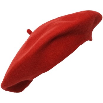 Accessoires textile Femme Chapeaux Chapeau-Tendance Béret 100% laine Rouge