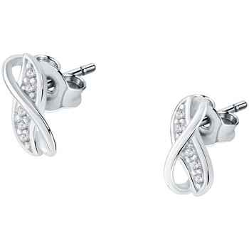 Montres & Bijoux Femme Boucles d'oreilles Cleor Boucles d'oreilles en silver 925/1000 et zircon Argenté