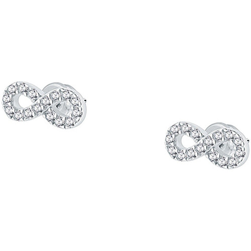 Bracelet En Tissu Et Cristal Femme Boucles d'oreilles Cleor Boucles d'oreilles en argent 925/1000 et zircon Argenté