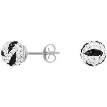 Montres & Bijoux Femme Boucles d'oreilles Cleor Boucles d'oreilles en silver 925/1000 et cristal Argenté