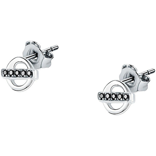 Bracelet En Acier Et Perle De Femme Boucles d'oreilles Cleor Boucles d'oreilles en argent 925/1000 et zircon Argenté