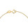 Montres & Bijoux Femme Bracelets Cleor Bracelet en argent 925/1000 et cristal Doré